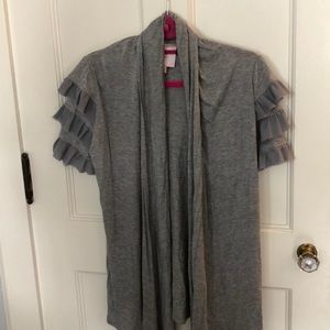 Short sleeve cardigan